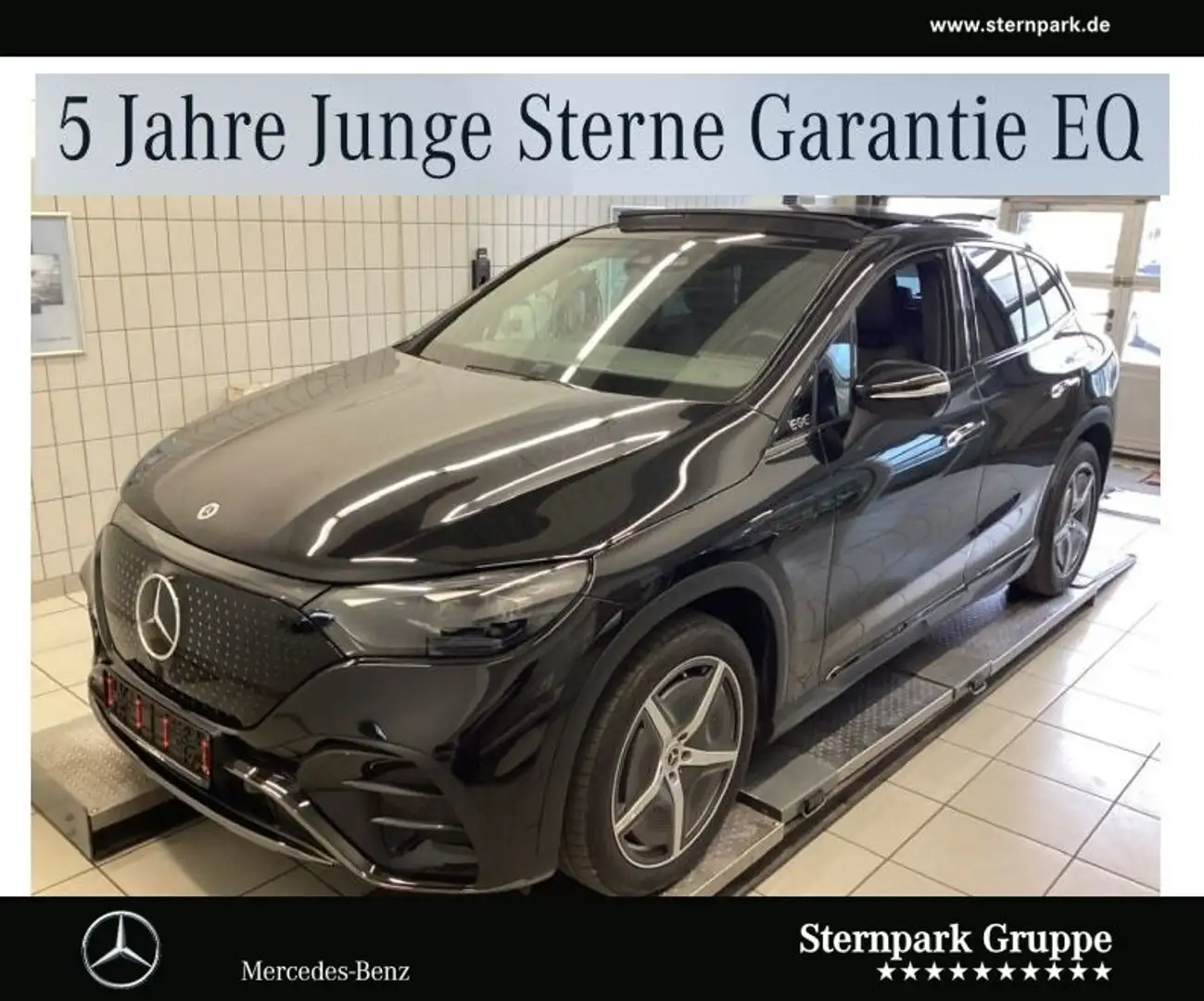 Mercedes-Benz EQE SUV EQE 350+ SUV AMG'Premium'Night'Pan'AHK'Leder'HAL Černá - 1
