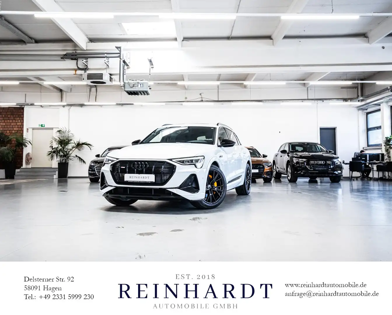 Audi e-tron 50 2x S LINE BLACK EDITION PANO/MTRX/360° Bianco - 1