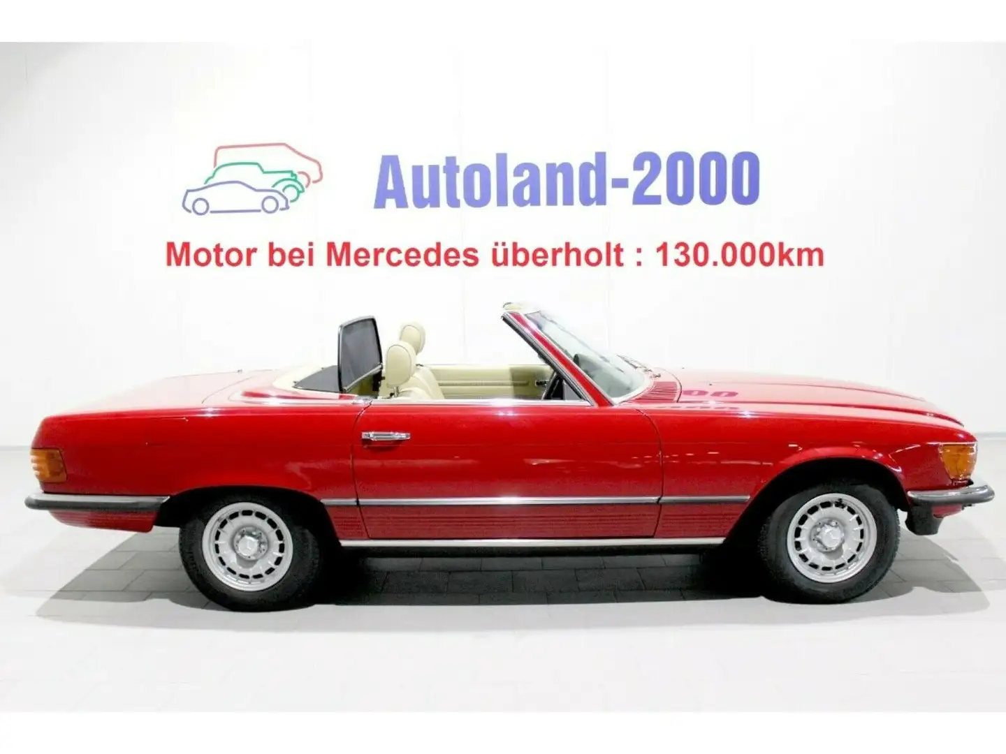 Mercedes-Benz 280 SL W107 * DEUTSCH*MOTOR130tkm* Rouge - 1