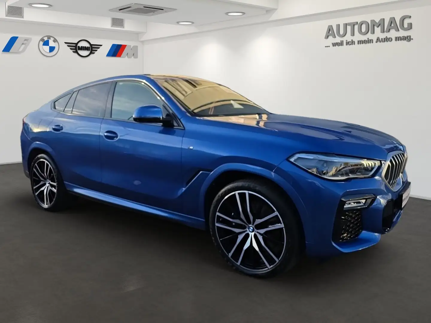 BMW X6 xDrive30d MSport*SoftClose*DrivAssProf*ParkAssPlus Blau - 2