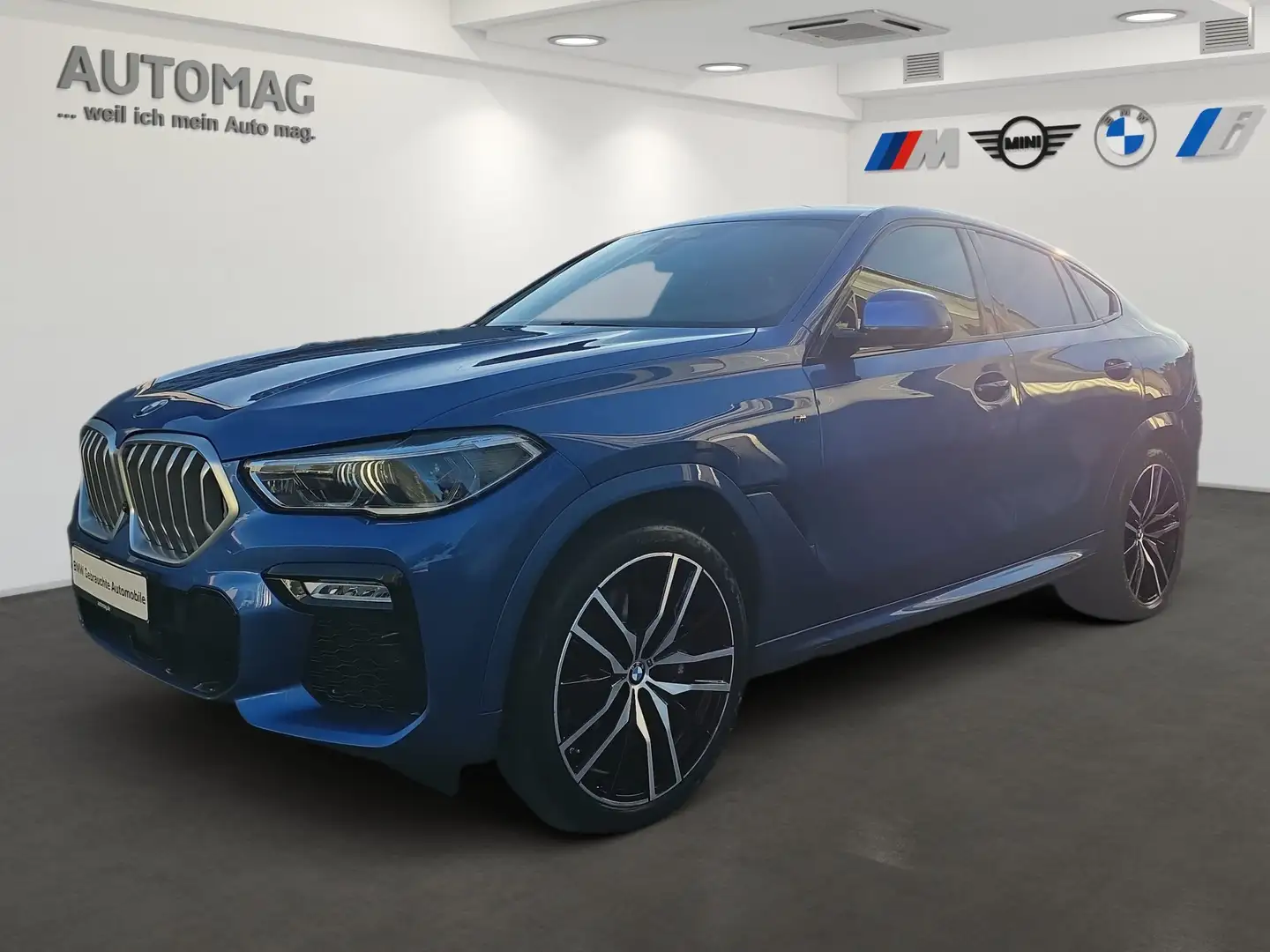 BMW X6 xDrive30d MSport*SoftClose*DrivAssProf*ParkAssPlus Blau - 1