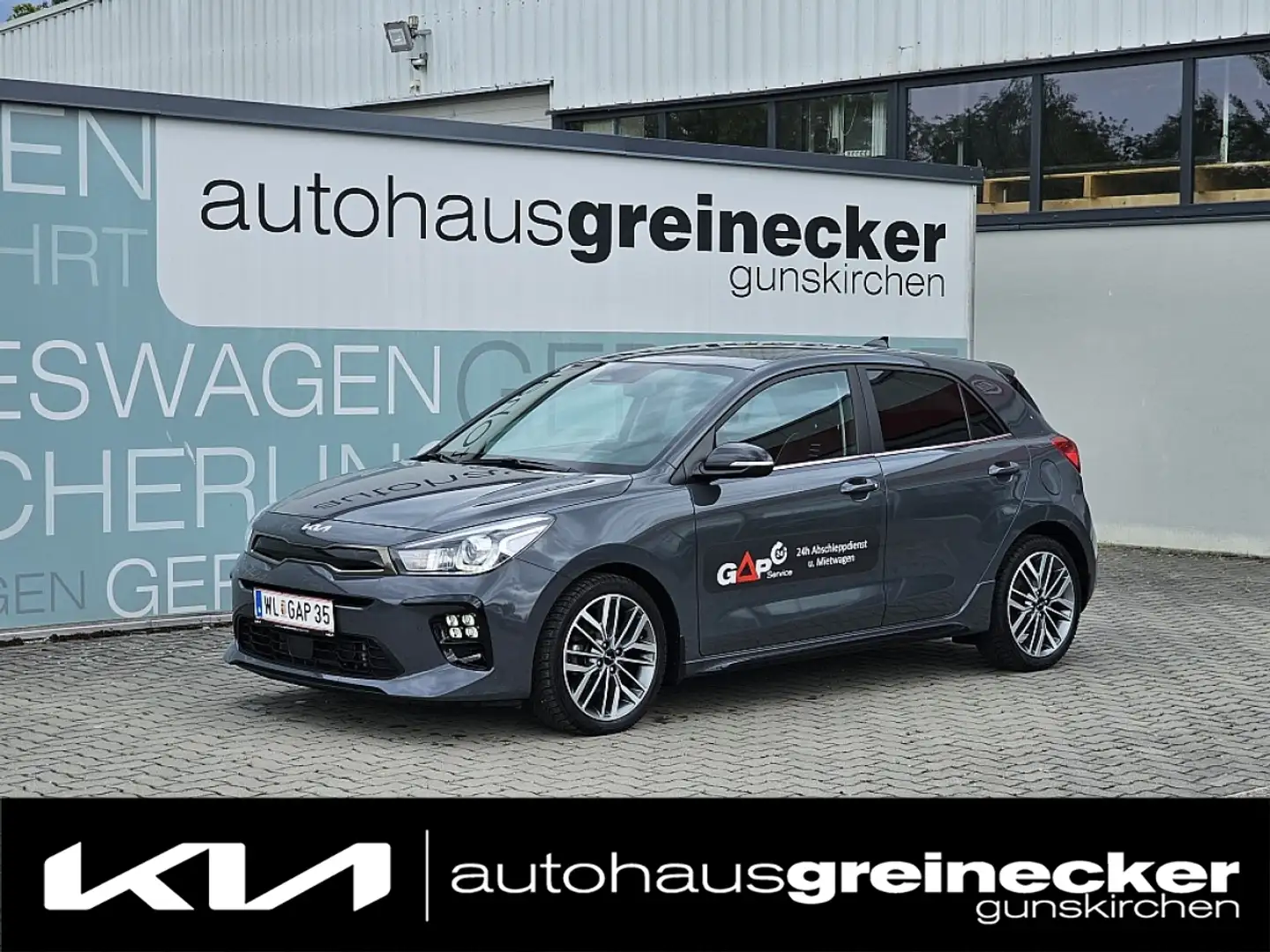 Kia Rio 1,0 TGDI GPF GT-Line 48V DCT Aut. Grau - 1
