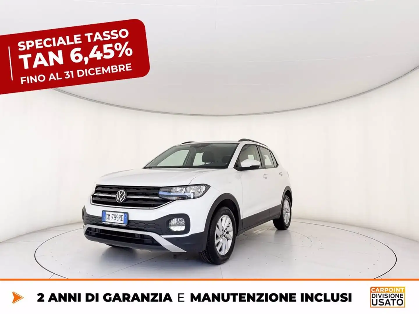 Volkswagen T-Cross 1.0 tsi style 95cv Blanc - 1