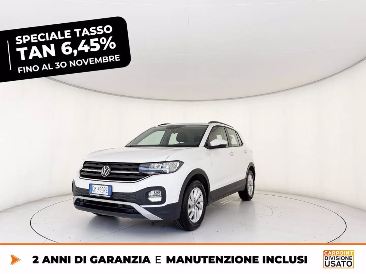 Volkswagen T-Cross 1.0 tsi style 95cv Blanc - 1