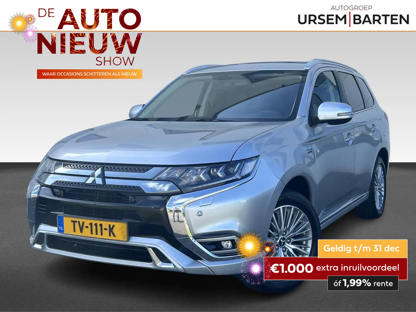 Mitsubishi Outlander 2.4 PHEV Intense+ Trekhaak Grijs - 1