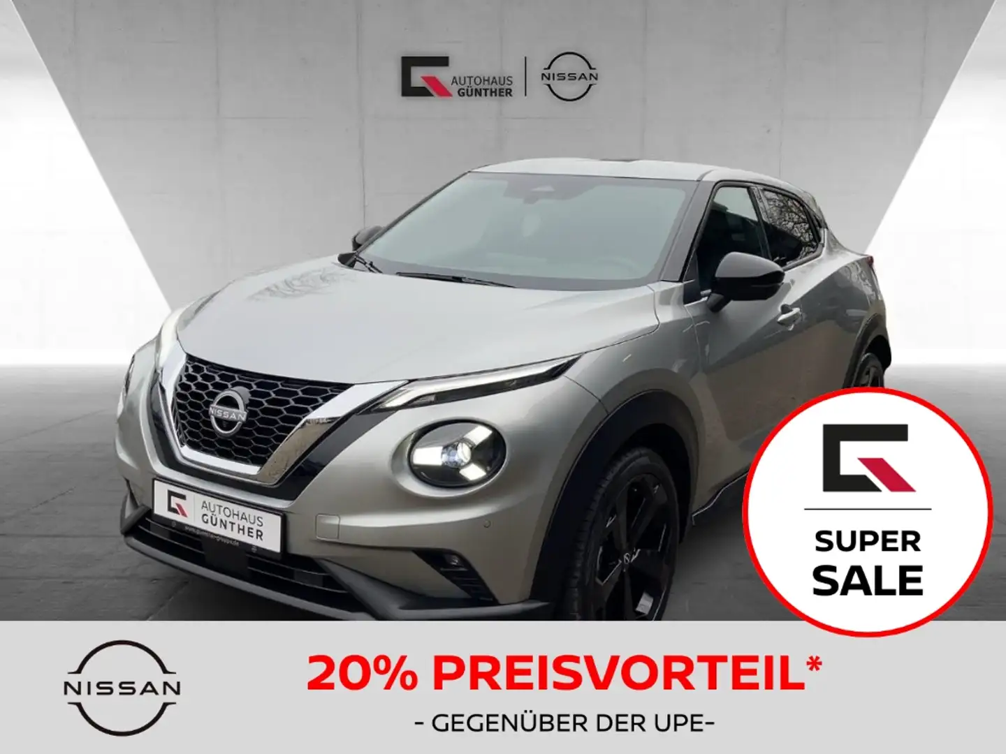 Nissan Juke TEKNA DCT Automatik  Winter/ 360°/Navi /19'' Zilver - 1