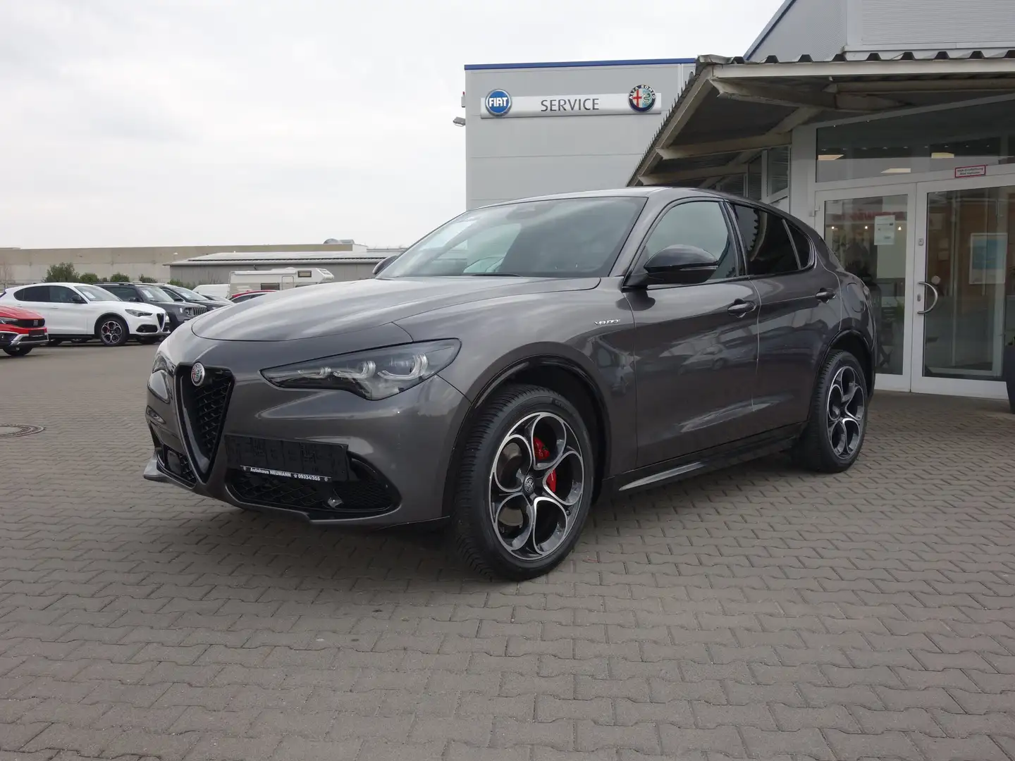 Alfa Romeo Stelvio Veloce Q4 Technologie/Premiumpaket/ACC/DAB/LED/NAV Grau - 1