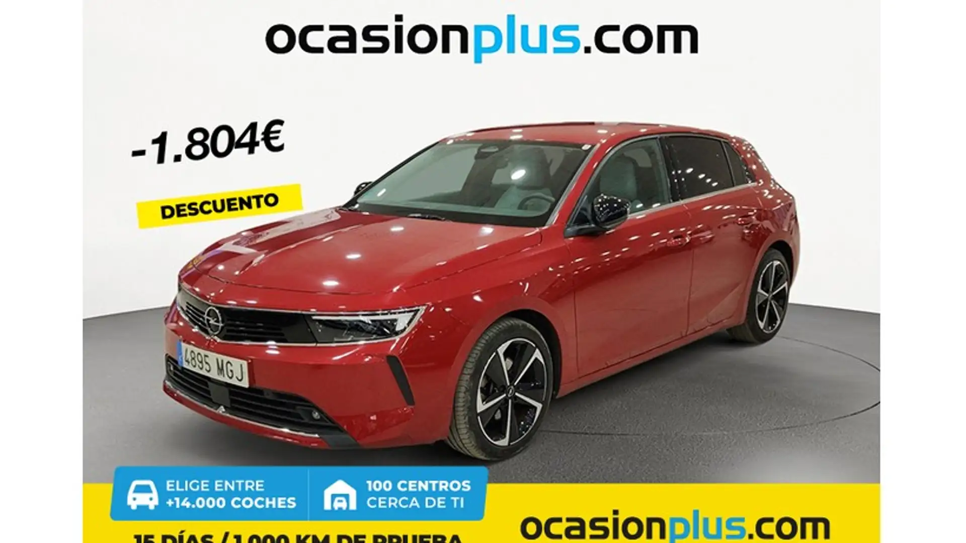 Opel Astra 1.5D DTH S/S Elegance Aut. 130 Rojo - 1