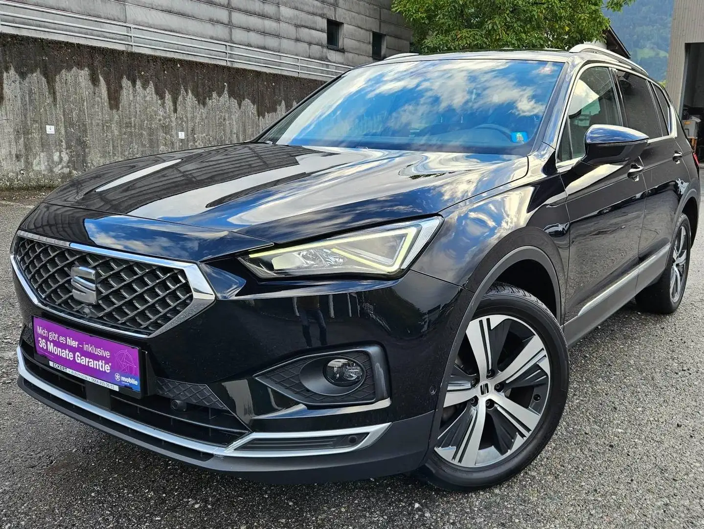 SEAT Tarraco Xcellence 1,5 TSi DSG, Garantie + 7 SITZER+ 1.Hand Schwarz - 1