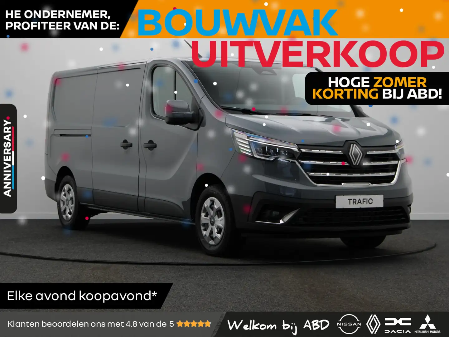 Renault Trafic 2.0 Blue dC1 150 EDC T30 L2H1 Advance | Trekhaak | Grijs - 1