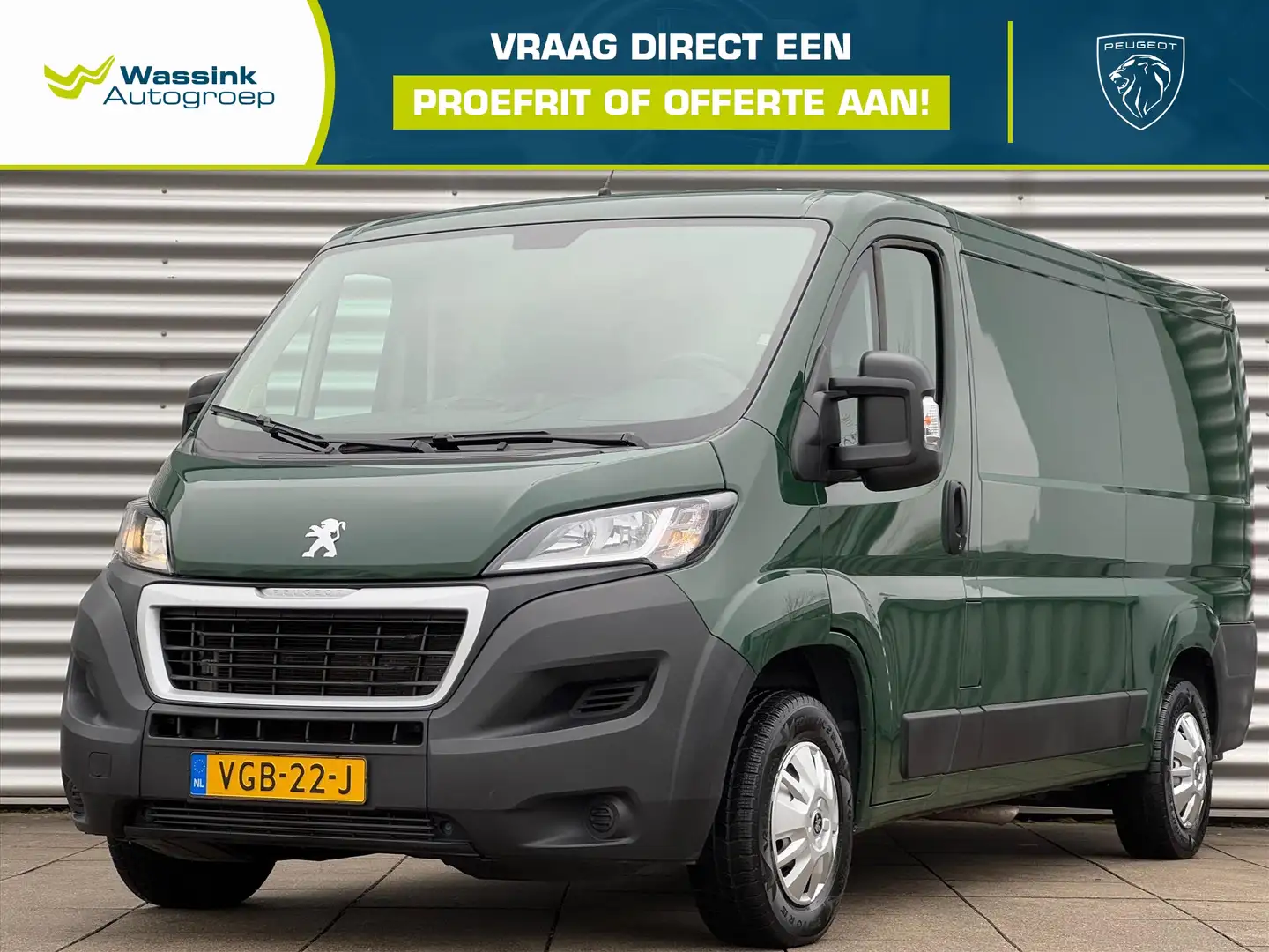 Peugeot Boxer GB 330 L2H1 BlueHDi 120PK Premium | Airco | Cruise Groen - 1