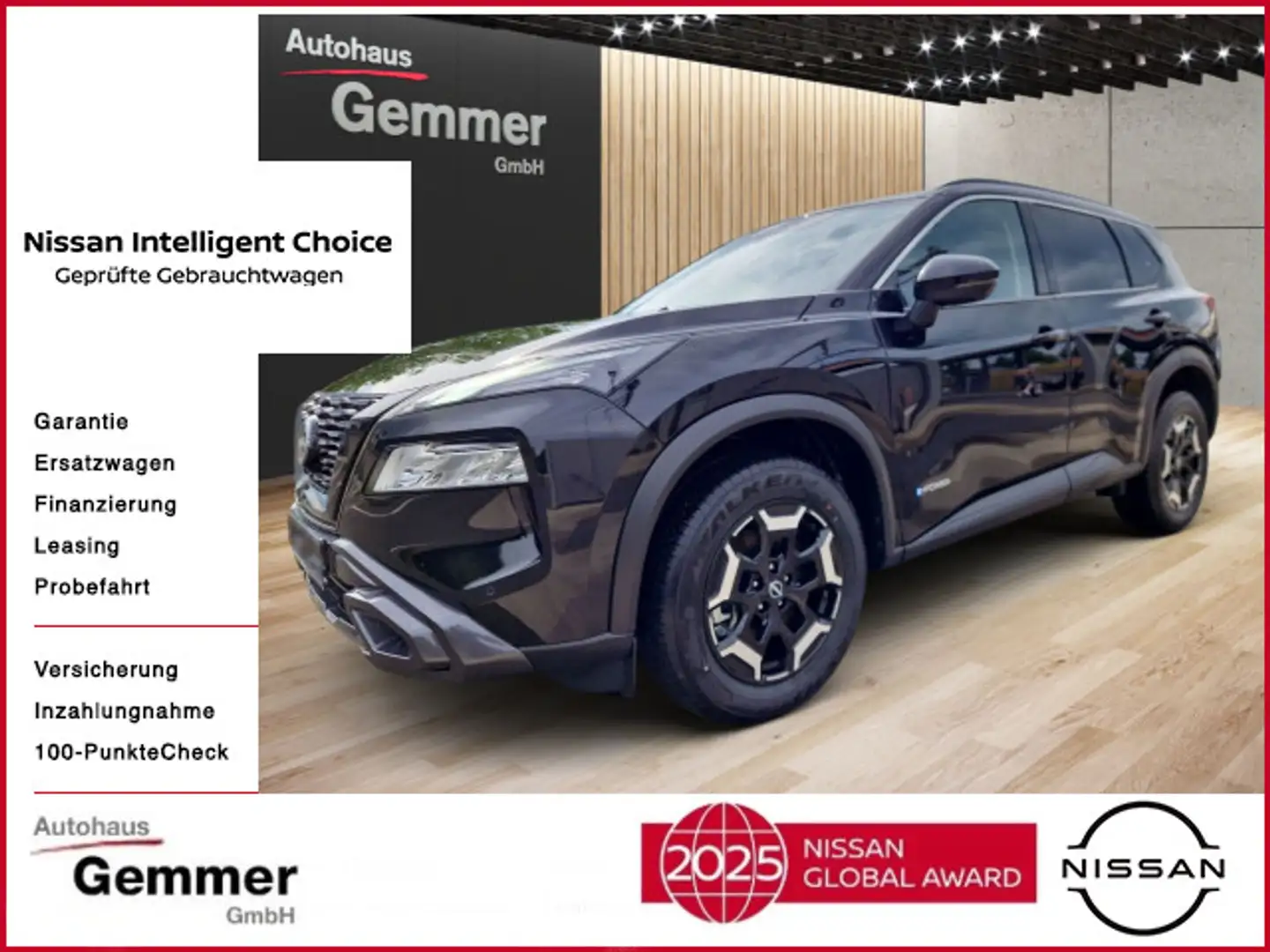 Nissan X-Trail X-TRAIL 1.5 VC-T e-4ORCE 213 PS 4x4 N-Trek Schwarz - 1