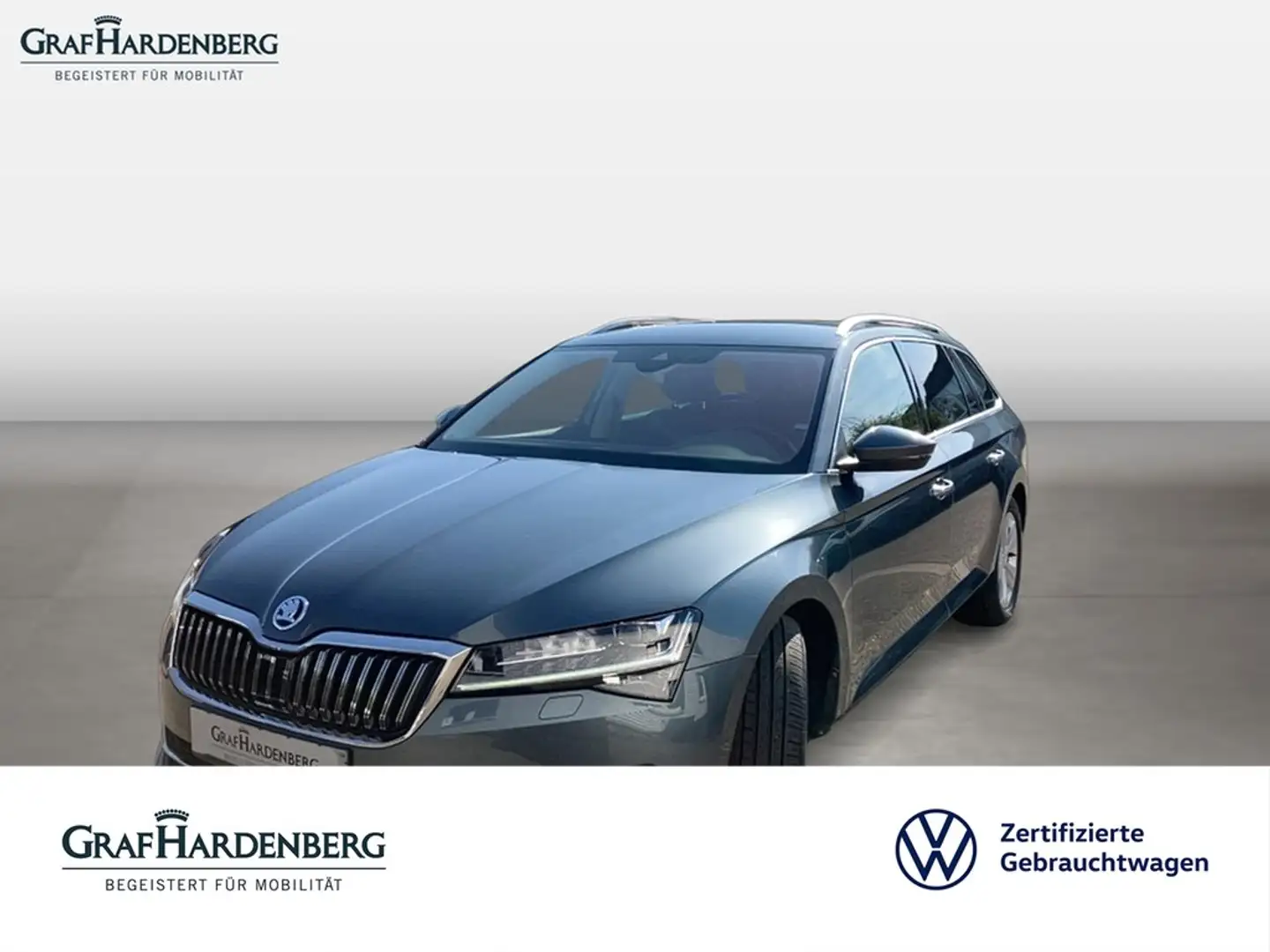 Skoda Superb Combi Style TDI DSG Navi LED ACC Grau - 1