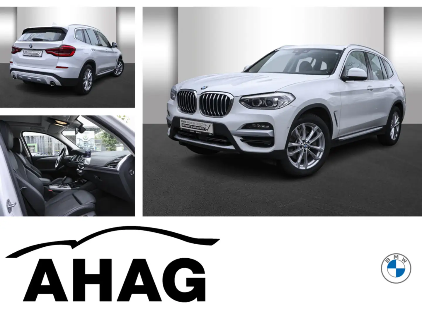 BMW X3 xDrive30d xLine AT Navi Tempom.aktiv Panoramadach Weiß - 1