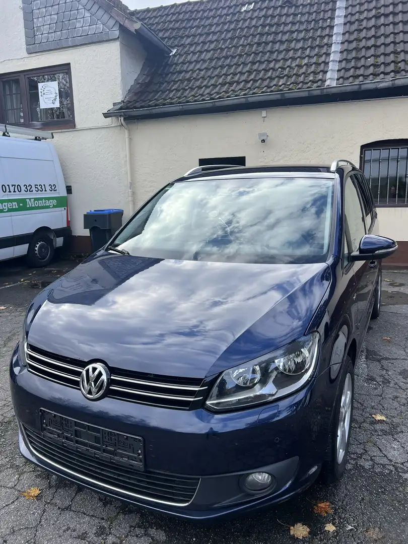Volkswagen Touran Cup BMT-DSG-Navi!! Bleu - 1
