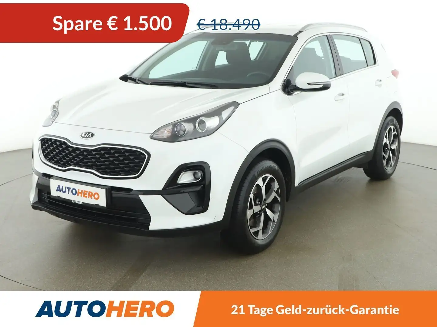 Kia Sportage 1.6 GDI Silber 2WD *CAM*TEMPO*SHZ* Weiß - 1