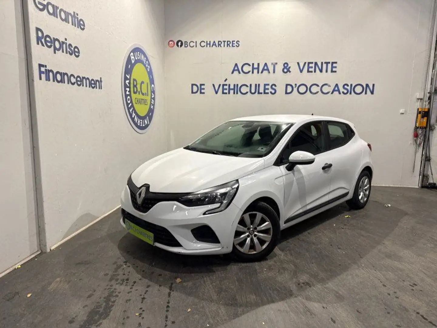 Renault Clio V STE 1.0 TCE 90CH AIR NAV - 21 Blanc - 1