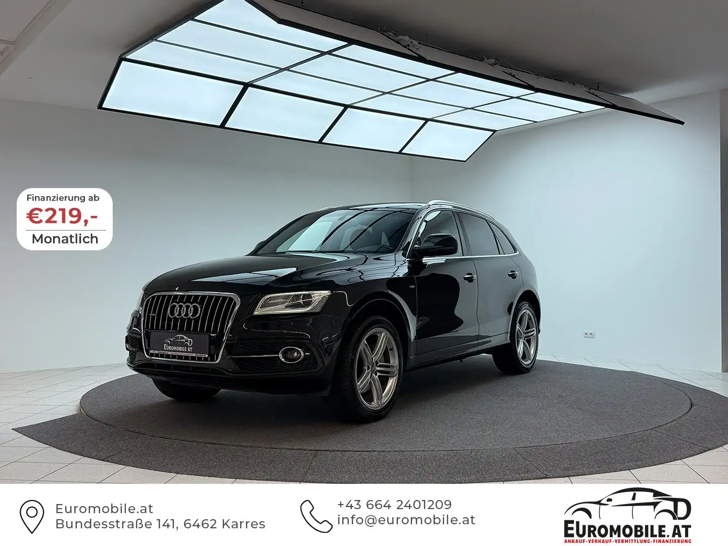 Audi Q5 3.0 TDI 190 kW Quattro S-LINE *B&O*XENON*20ZOLL* Schwarz - 1