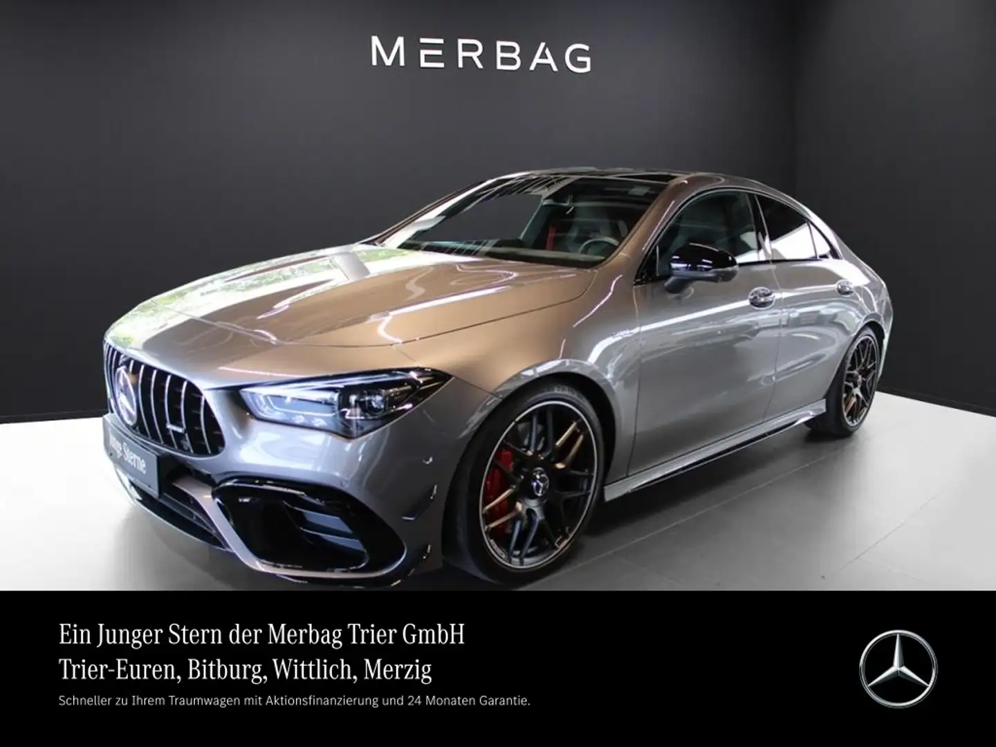 Mercedes-Benz CLA 45 AMG AMG CLA 45 S 4M+ *Night AERO Pano RIDE Perf. Burm Grau - 1