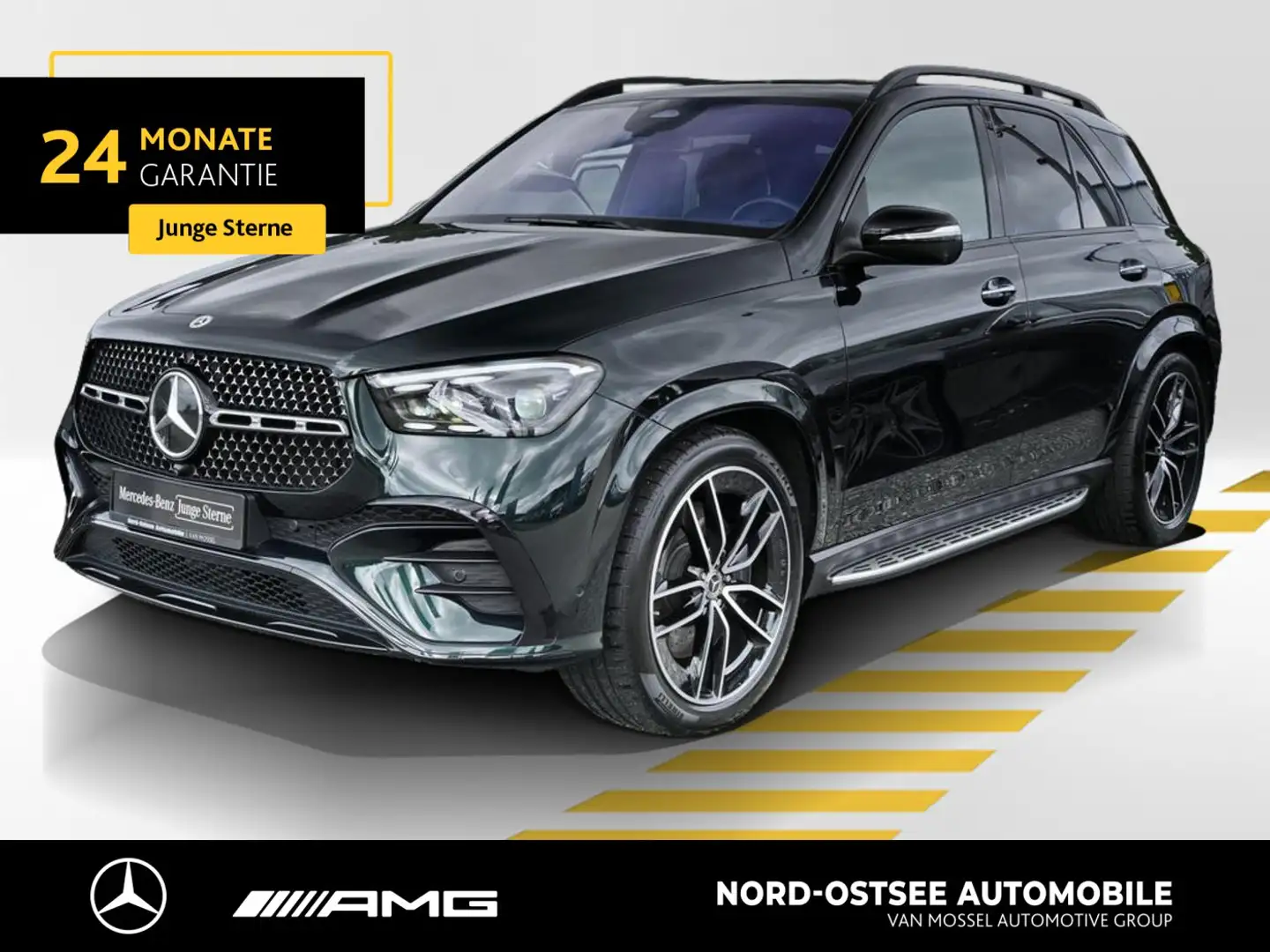 Mercedes-Benz GLE 580 4M AMG PANO AHK 360-KAM PREM.+ PAKET Grün - 1