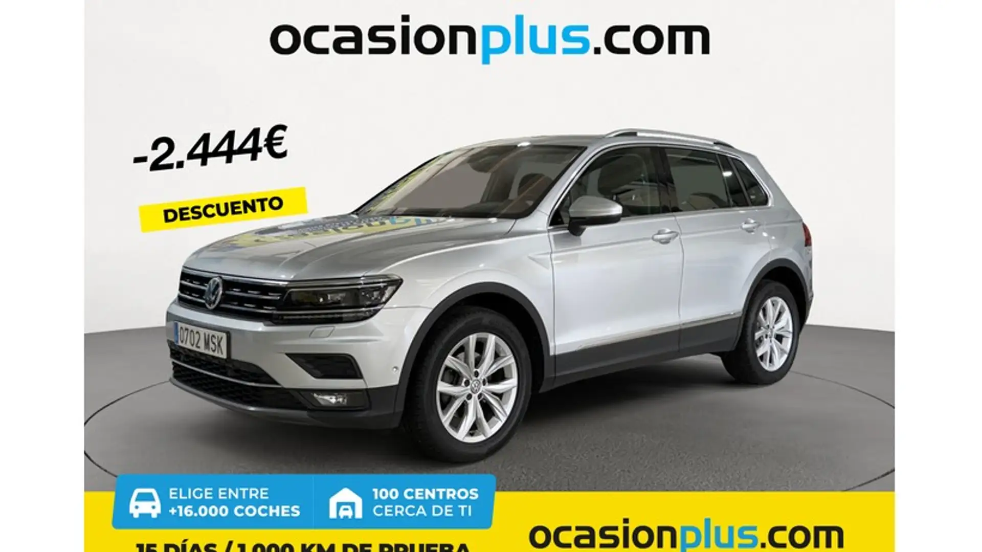 Volkswagen Tiguan 2.0TDI Sport 4Motion DSG 110kW Argent - 1