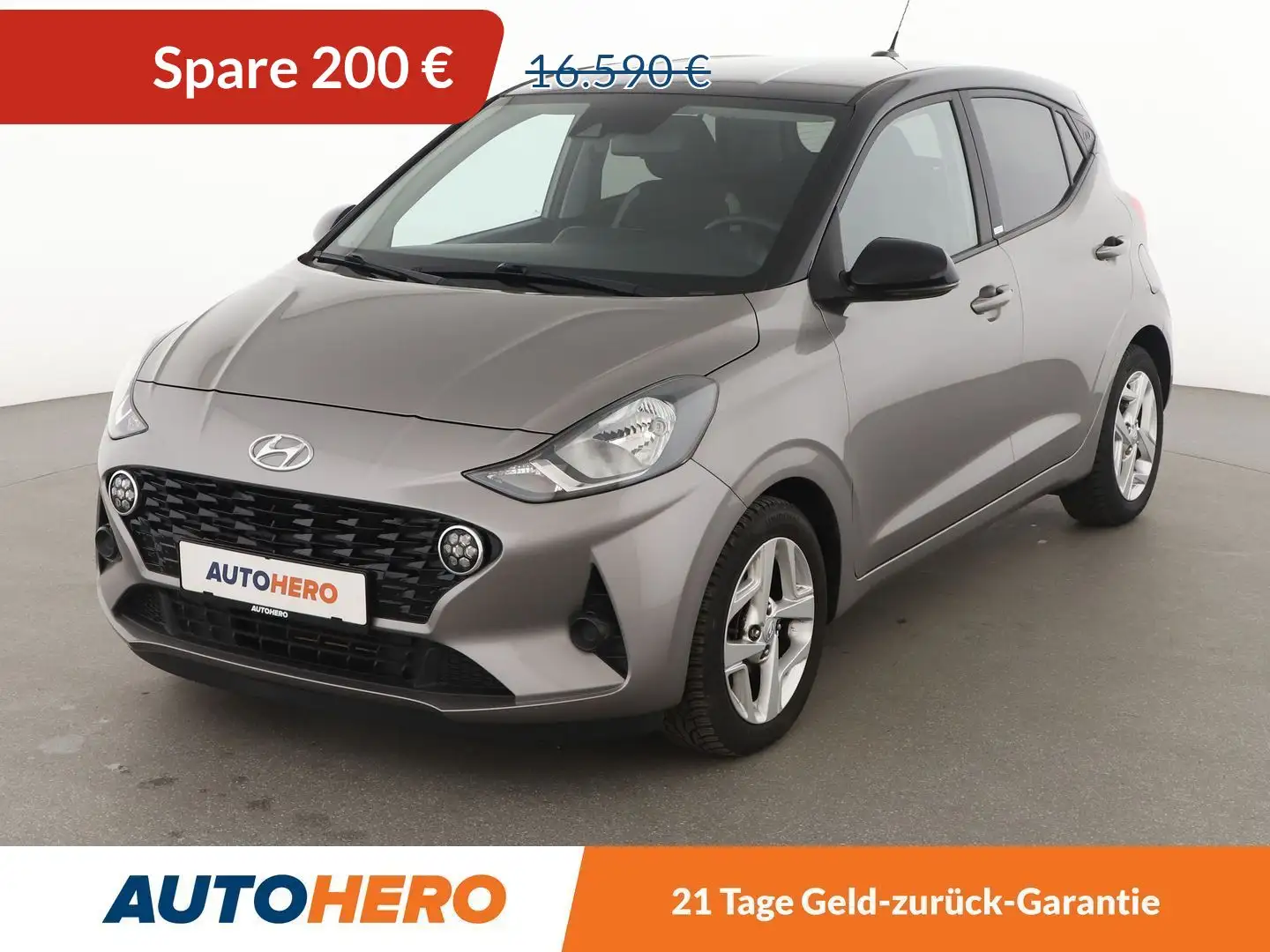 Hyundai i10 1.2 Intro Edition Aut.*NAVI*TEMPO*CAM*PDC*SHZ* Braun - 1