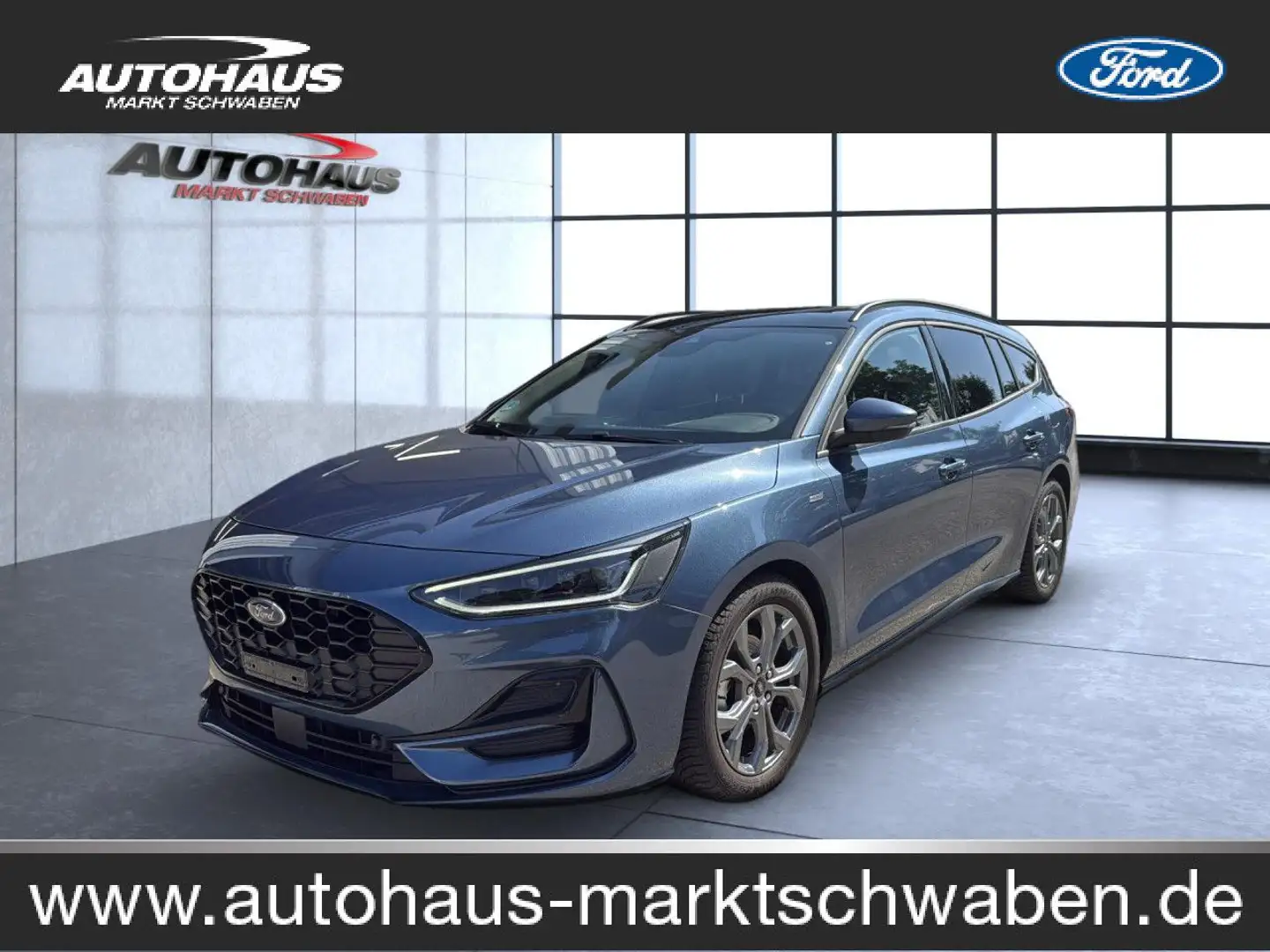 Ford Focus ST-Line Bluetooth Navi LED Klima el. Fenster Blau - 1