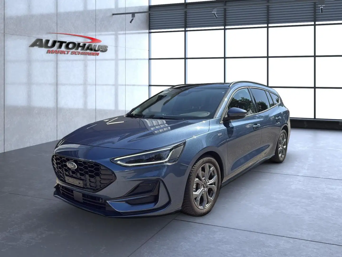 Ford Focus ST-Line Bluetooth Navi LED Klima el. Fenster Blau - 2