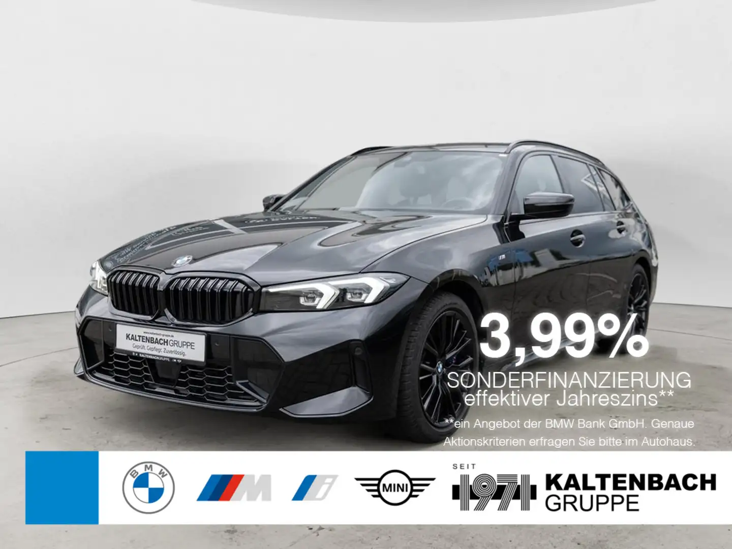 BMW 320 d Touring xDrive M-Sport AHK HUD LED ACC Noir - 1