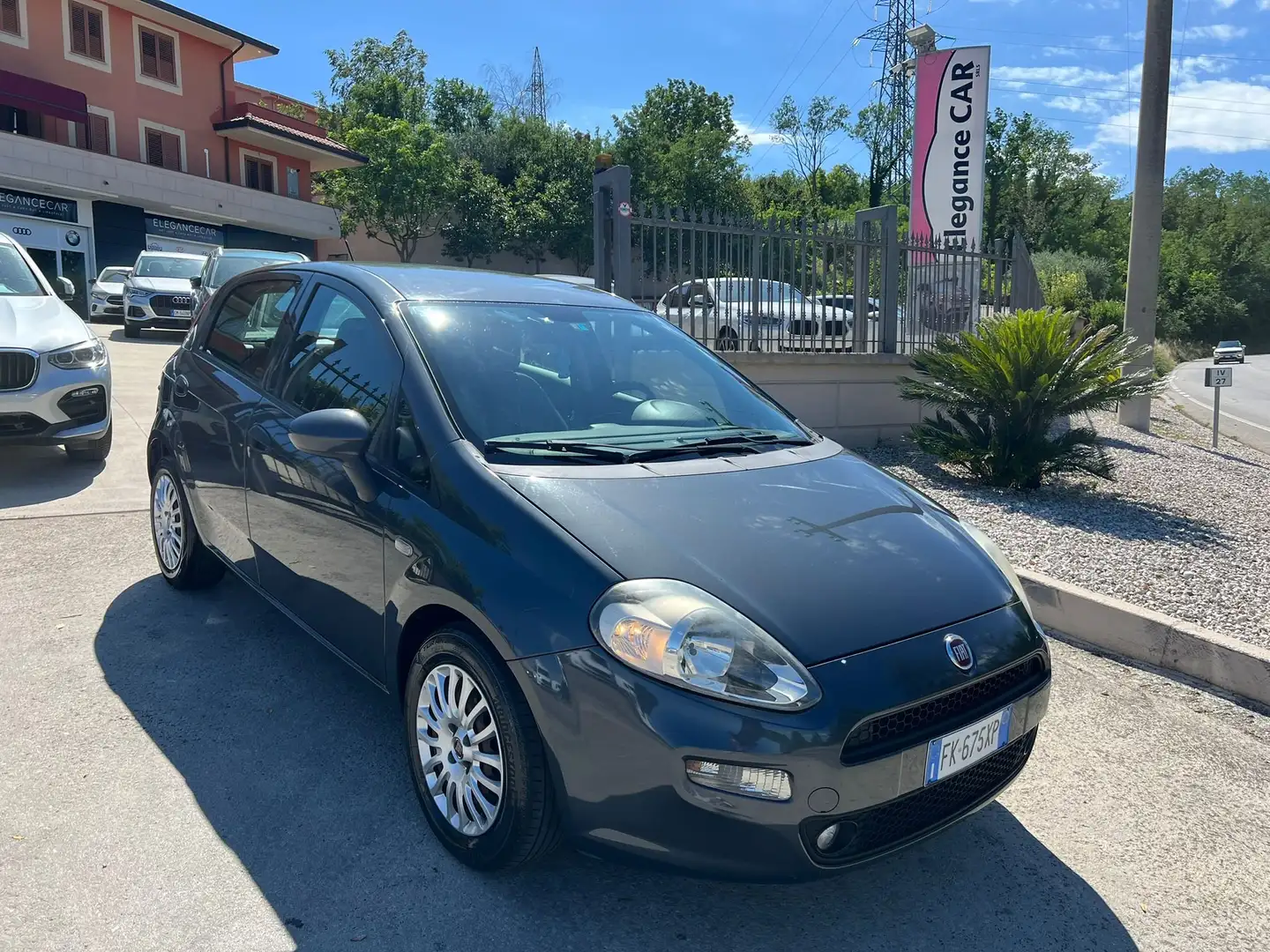 Fiat Punto Punto Evo 5p 1.3 mjt Lounge s Grijs - 1