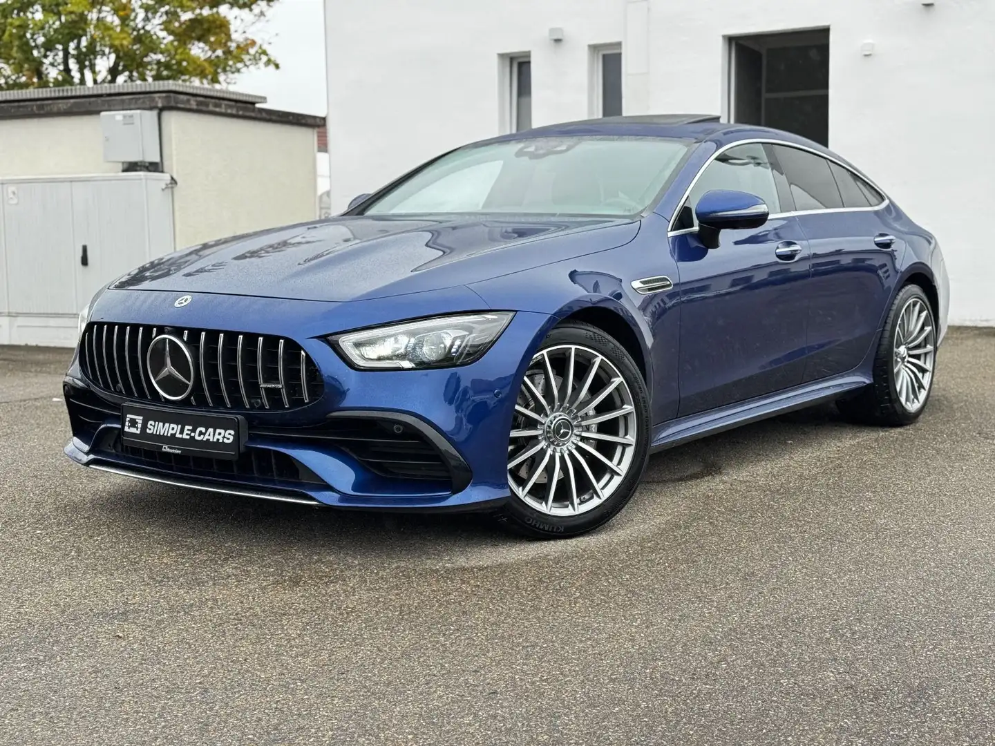 Mercedes-Benz AMG GT 4-trg. 43 4Matic+*PERF*HEAD*360°*KEYLESS* Blau - 1