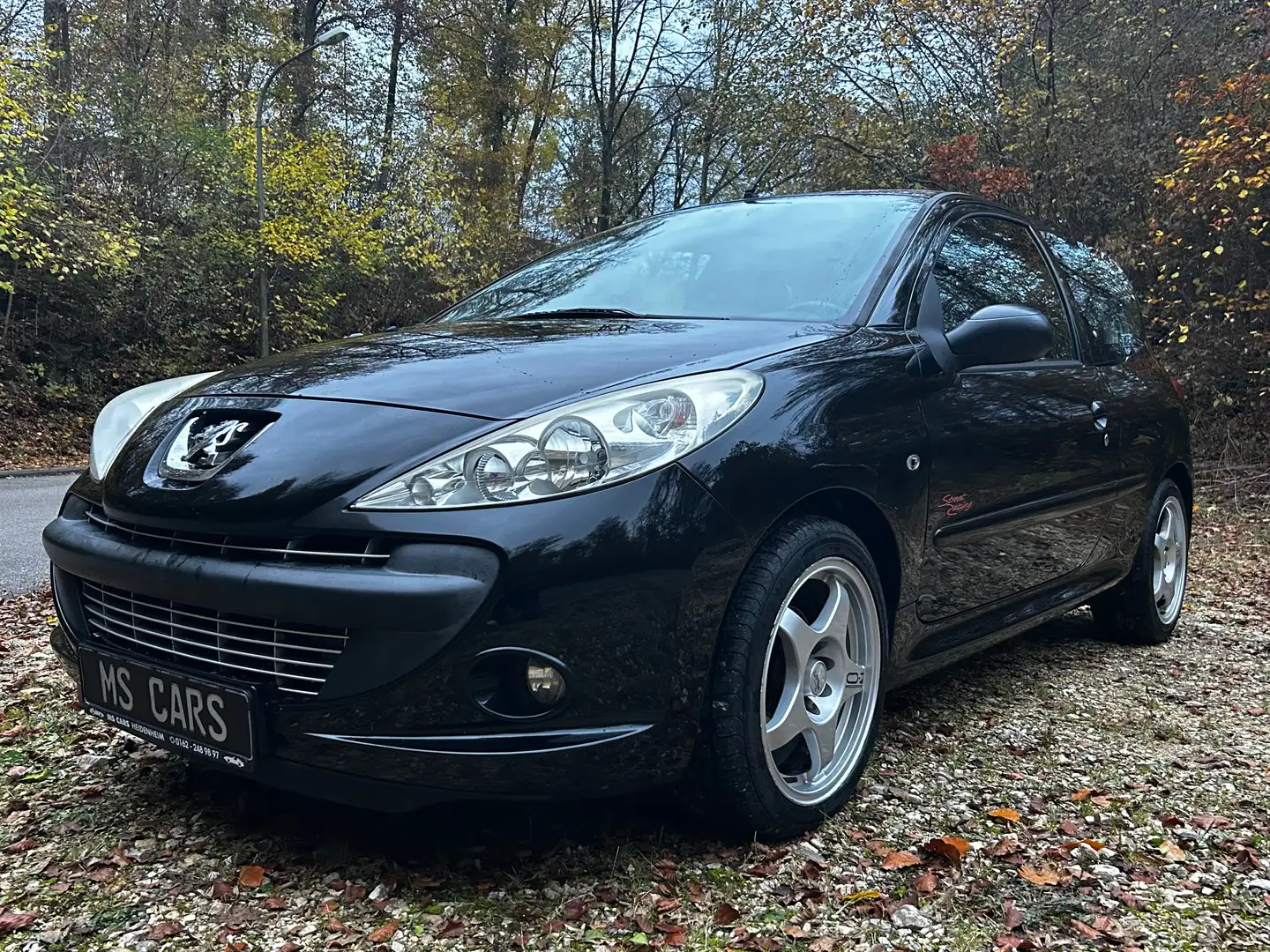 Peugeot 206 MOTOR GENERALÜBERHOLT-6000€ INVESTIERT-KLIMA Nero - 1