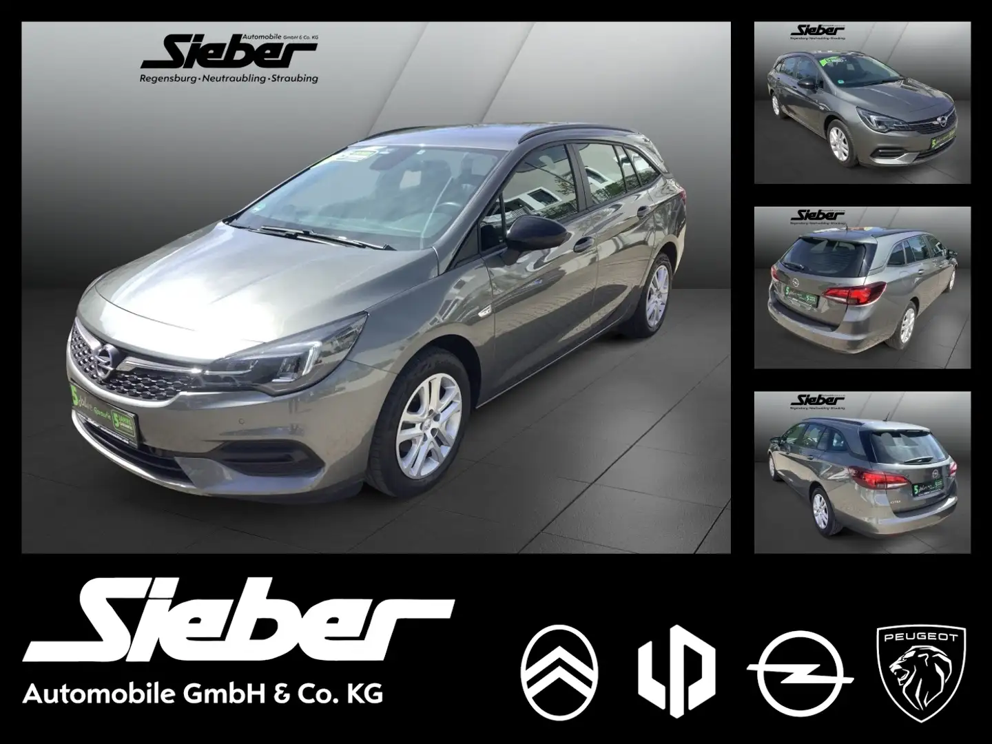 Opel Astra K ST 1.2 Turbo Edition *LED*Sitzheizung* Grijs - 1