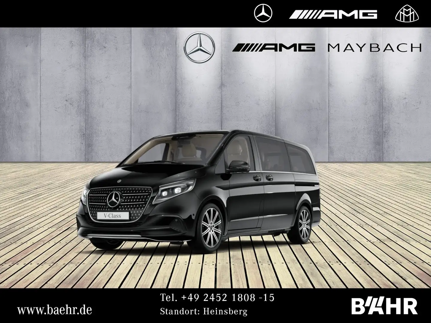Mercedes-Benz V 300 V 300 d Lang Avantgarde/MBUX-Navi/LED/Distronic Schwarz - 1