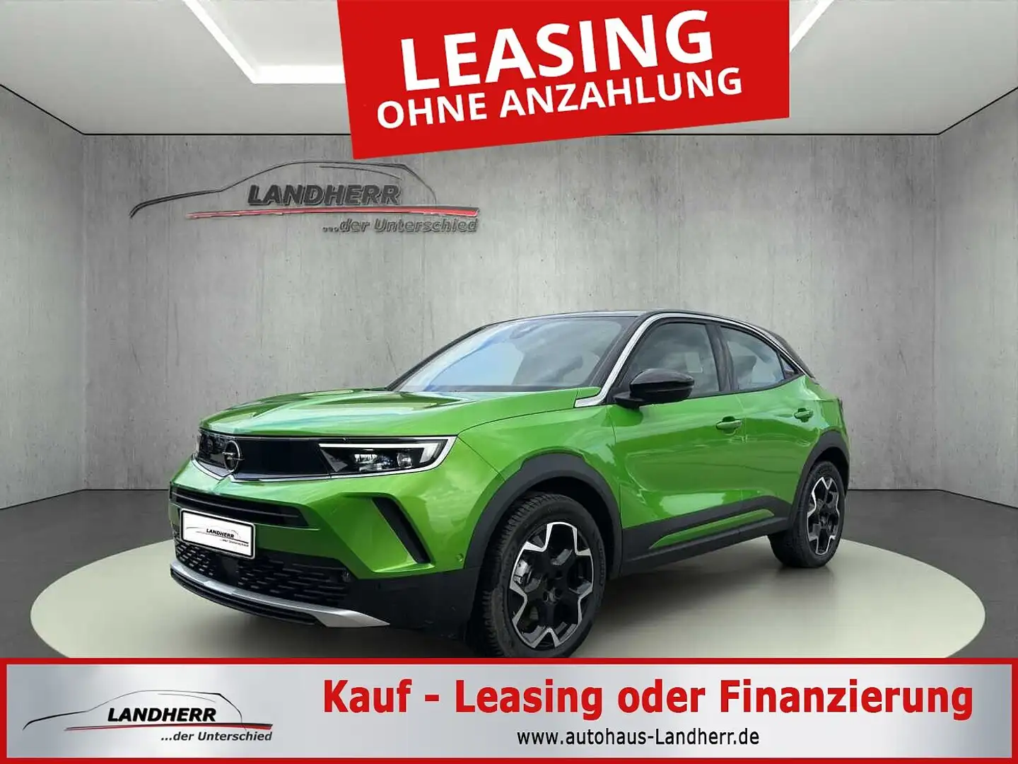 Opel Mokka-E Mokka E Ultimate Teilleder/ Navi / SHZ Verde - 1