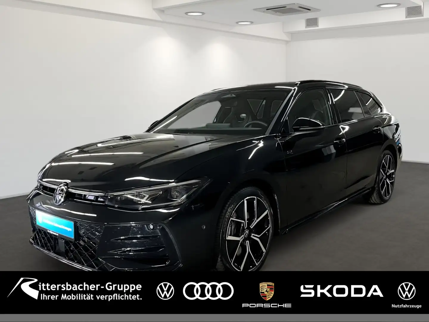 Volkswagen Passat Variant 2.0 TDI R-Line DSG AHK Leder IQLi Schwarz - 1