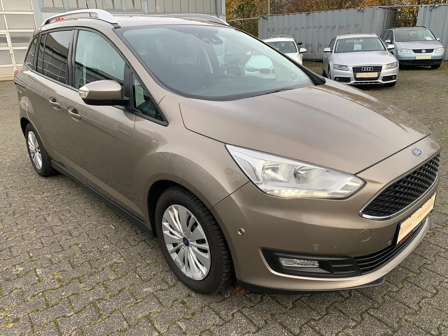 Ford Grand C-Max Cool-Navi-SHZG-LHZG-1Hd-Tüv/Öl/ZR neu-77 Tkm Grau - 1