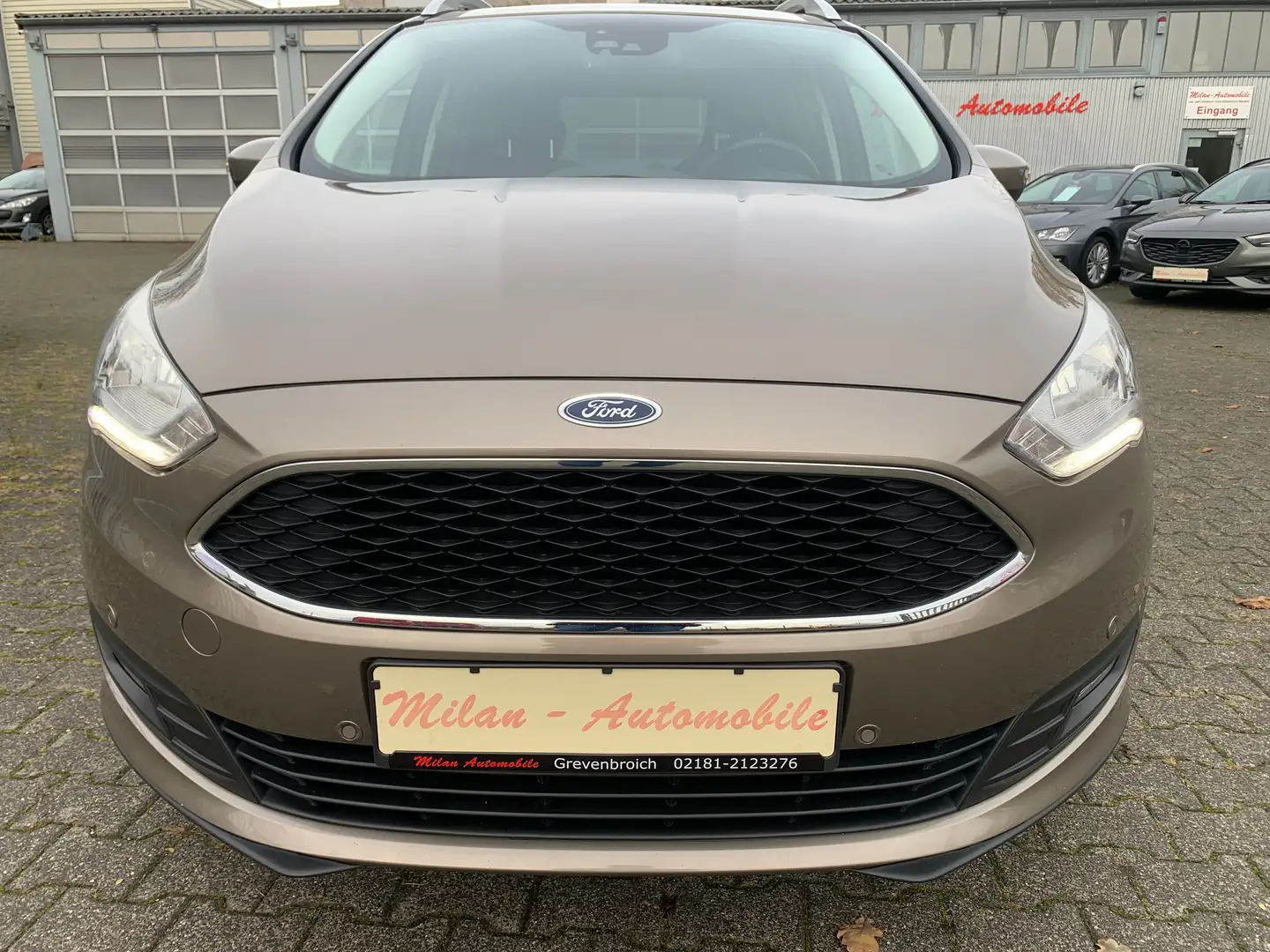 Ford Grand C-Max Cool-Navi-SHZG-LHZG-1Hd-Tüv/Öl/ZR neu-77 Tkm Grau - 2