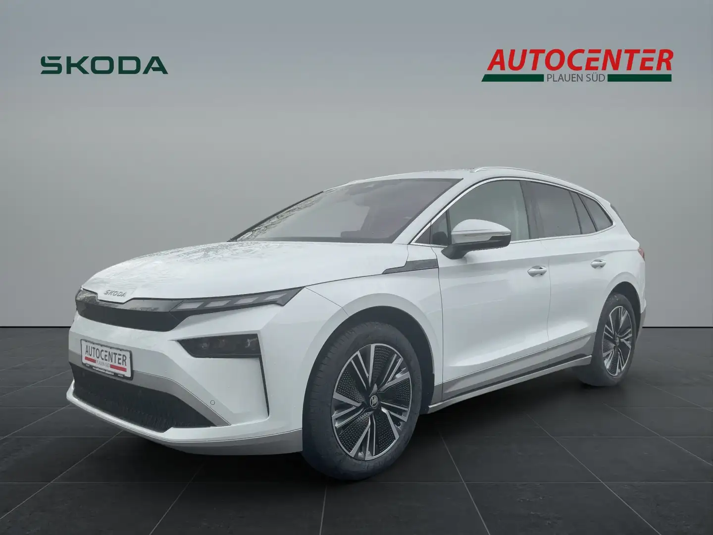 Skoda Enyaq 60 Loft Facelift Wärmepumpe Anhängerkupplung Blanc - 1