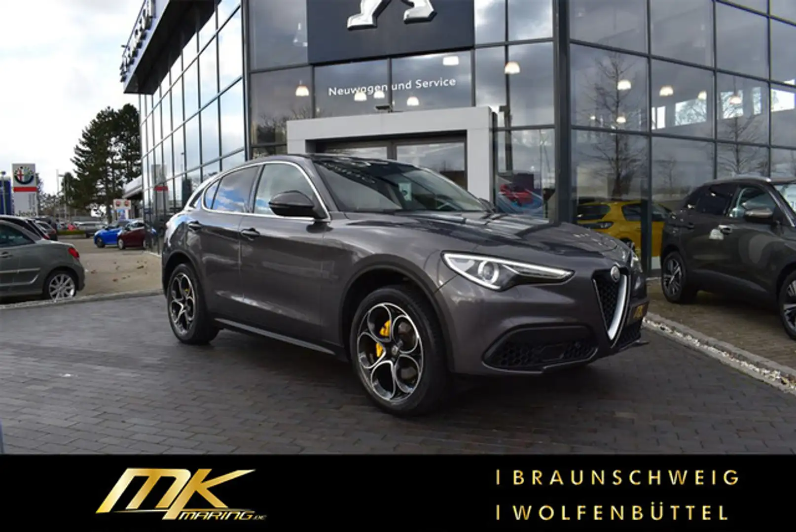 Alfa Romeo Stelvio Lusso Q4 HARMAN-KARDON*BI-XEN*CARPLAY* Gris - 1