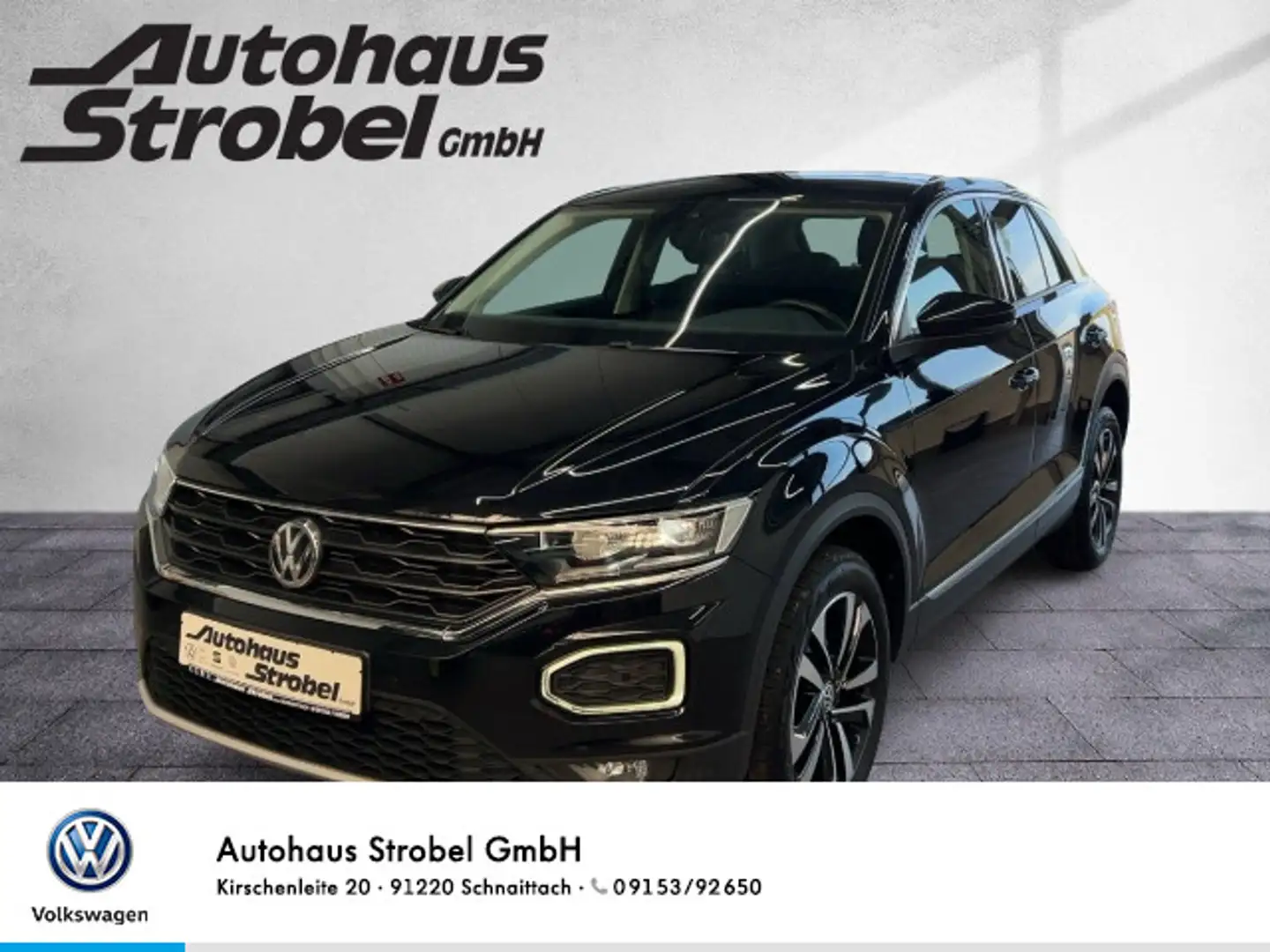 Volkswagen T-Roc 1.0 TSI "UNITED" ACC LED Navi Kamera Front Schwarz - 1