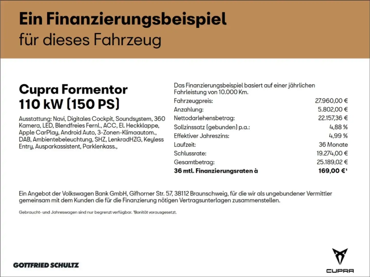 CUPRA Formentor TSI DSG LED EHK 360 Navi Schwarz - 2