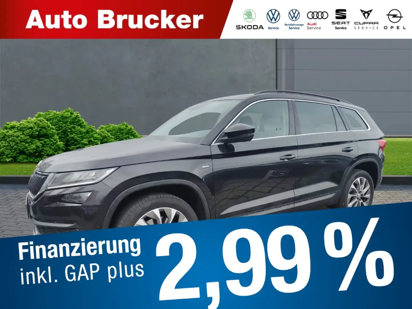 Skoda Kodiaq Clever 4x4 2.0 TDI Navi LED el.Heckklappe Schwarz - 1