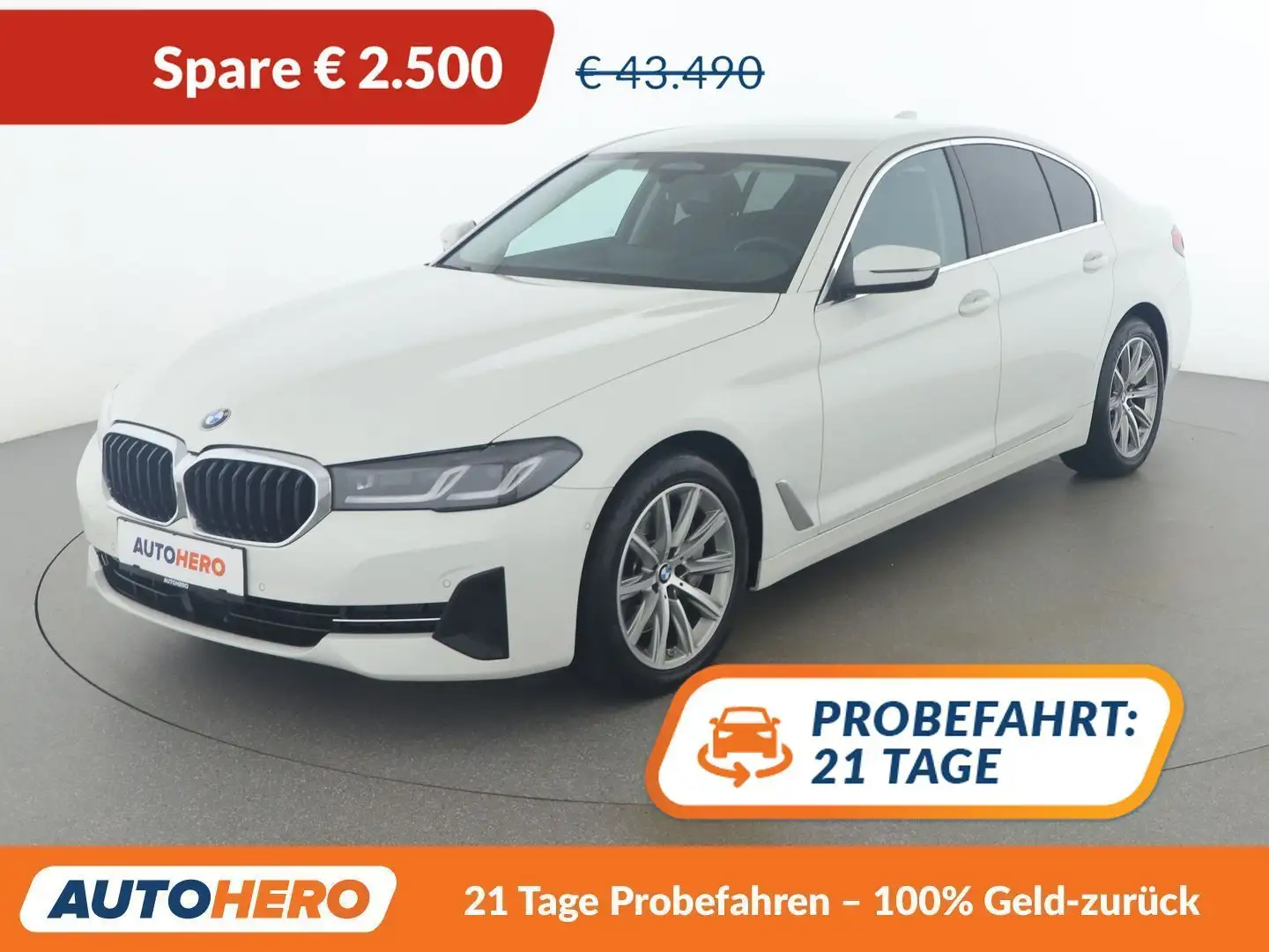 BMW 530 530d Mild-Hybrid xDrive Weiß - 1
