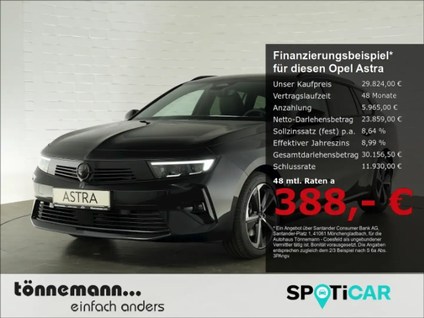 Opel Astra L  ST GS CDTI AT+AHK+LED MATRIX+NAVI+360 GRAD KAME Schwarz - 1