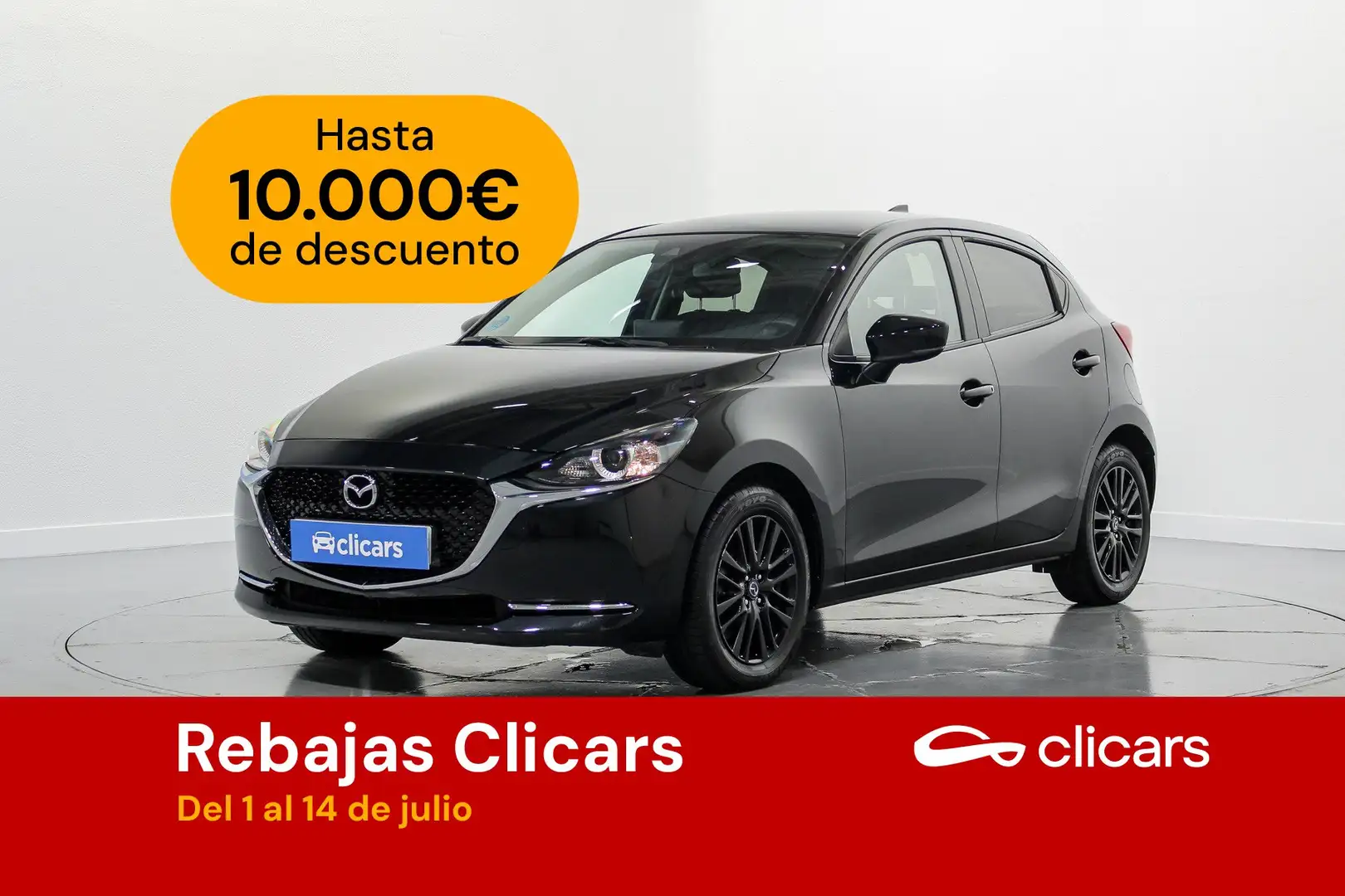 Mazda 2 1.5 e-Skyactiv-g Homura pantalla 7´´ 66kW Negro - 1