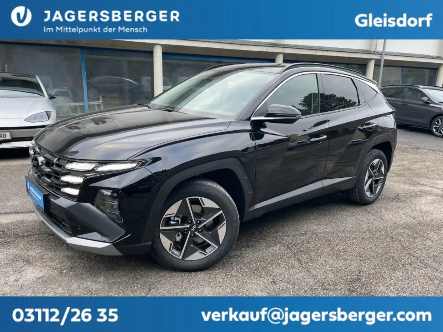Hyundai TUCSON 1,6 T-GDI HEV 4WD Go! Plus Aut. Noir - 1