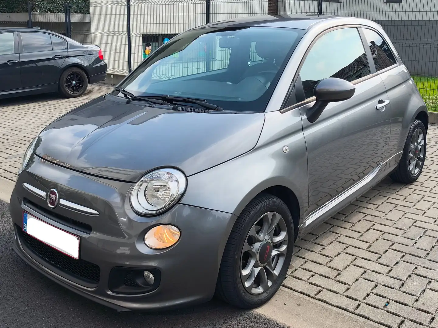 Fiat 500 500 1.2i Pack Sport Gris - 1