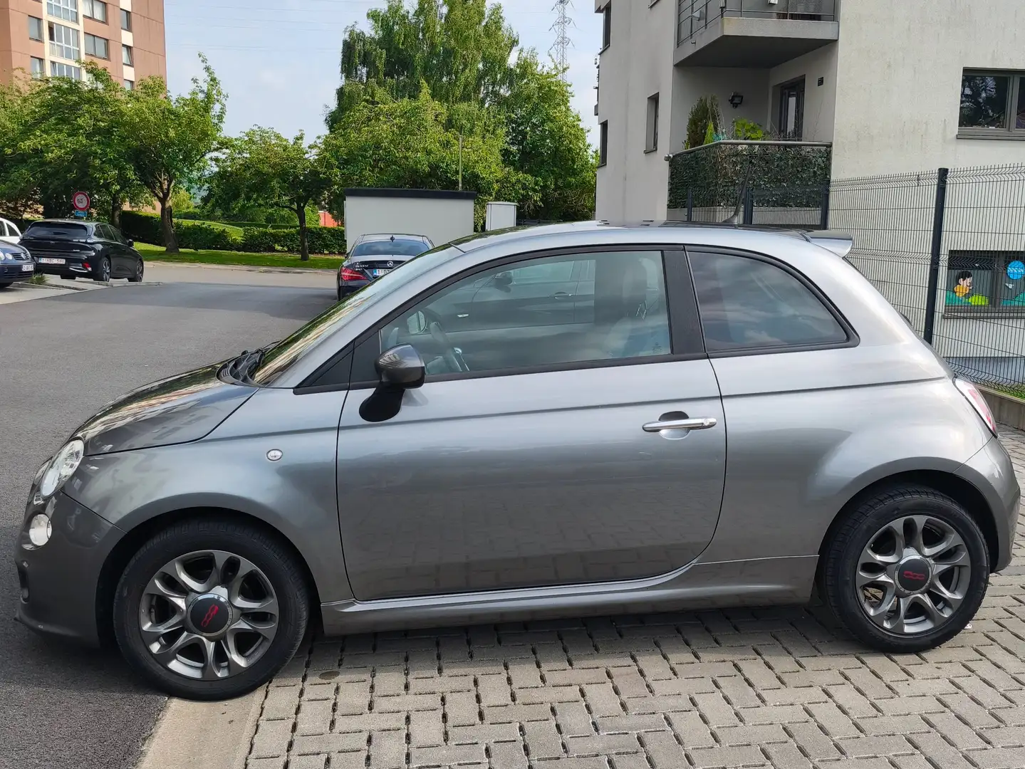 Fiat 500 500 1.2i Pack Sport Gris - 2