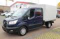 Ford Transit Pritsche 350 L2 Doka 4x4 Allrad AHK Blau - thumbnail 1